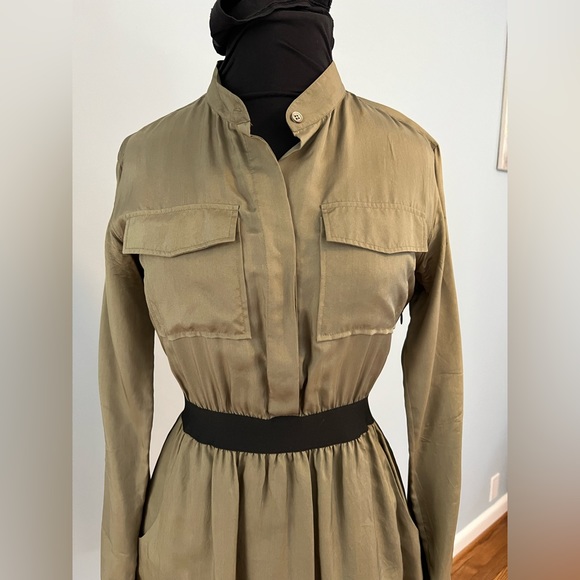 Theory Silky Soft Cinch Waist Dress - Picture 2 of 4